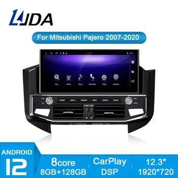 Автомобильный мультимедийный плеер Android 12 для Mitsubishi Pajero 4 V80 V90 V97 2006-2017 GPS-навигация Автомобильное радио Стерео аудио 1920*720