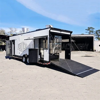 Allbetter 20-футовый пользовательский мобильная кухня хот-дог барбекю продукты трейлеры американский стандарт мороженое-пиццы, фаст-фуд грузовик кофе Ван