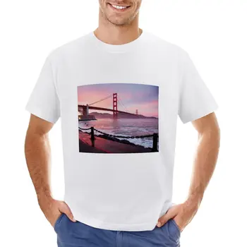 Мост Золотые ворота 2 Футболка летняя одежда плюс размер топы пот дизайнерская футболка мужская