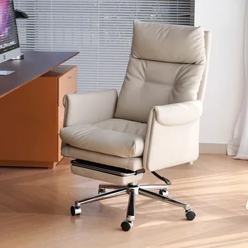 Офисные кресла для спальни, вращающиеся Дизайнерские рабочие кабинеты, удобное компьютерное кресло с откидной спинкой, мебель для салона