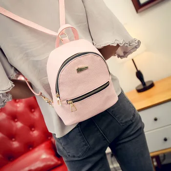 Женский маленький рюкзак, рюкзак для студентов колледжа, дорожные сумки через плечо для девочек-подростков, сумка из искусственной кожи, Женская сумочка, Городская сумка