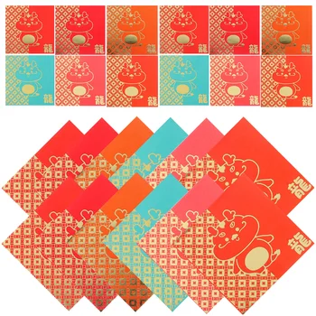 Китайский новогодний весенний фестиваль красных конвертов Dragon Hongbao Lucky Money Gift Red Packet Festivals Blessing