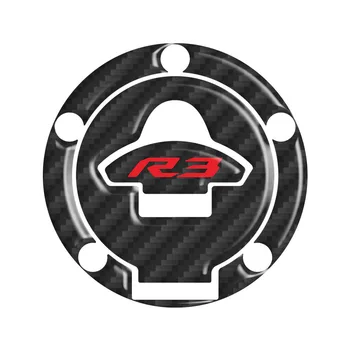 Для R3 R25 r 3 крышка топливного бака мотоцикла наклейка наклейка 3D Carbon Look