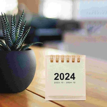 Календарь 2024 Настольный для стола Переверни страницу Маленький белый 2023-2024 Переверни ученика