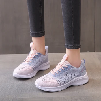 Новая модная женская обувь для бега, дышащая, для отдыха, на открытом воздухе, легкая, для прогулок и спортивной обуви высокого качества