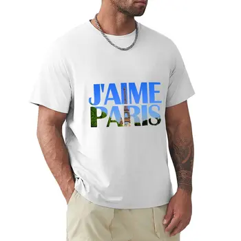 Футболка J'aime Paris на заказ, создайте свой собственный дизайн блузки для мальчика, мужские футболки в упаковке