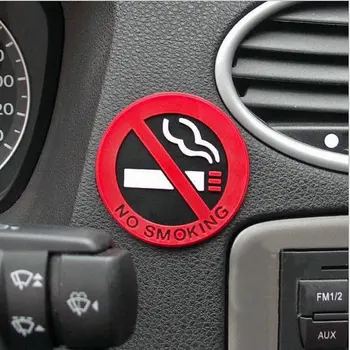 1шт Предупреждающий Логотип No Smoking Автомобильные Наклейки для Buick Regal Lacrosse GL8 ENCORE Enclave Envision Park Avenue Royaum
