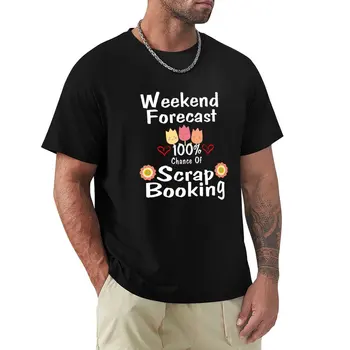 Забавная футболка для скрапбукинга, 100-процентная вероятность Скрапбукинга, футболки для тяжеловесов, аниме-футболки, футболки для мужчин, хлопок