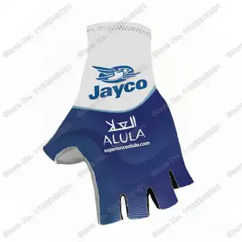 2024 Велосипедные перчатки Jayco AlUla, гелевые велосипедные перчатки на полпальца, Джерси для шоссейного велосипеда, Дышащие противоударные спортивные перчатки, велосипедные перчатки