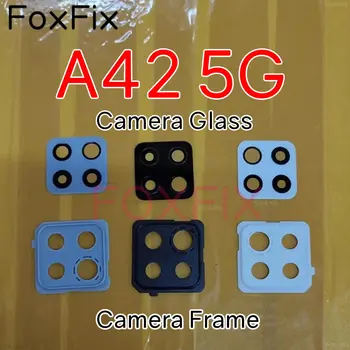 Для Samsung Galaxy A42 5G задняя камера Стеклянная крышка объектива с заменой рамки A426 SM-A426B/DS