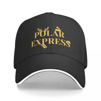 Новая бейсболка POLAR EXPRESS, Рождественская шляпа, черная кепка для мальчиков, женская кепка