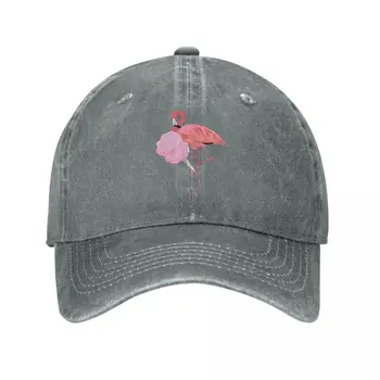 Милая розовая хлопковая шапочка с фламинго, ковбойская шляпа, бейсбольная кепка для альпинизма, женская мужская