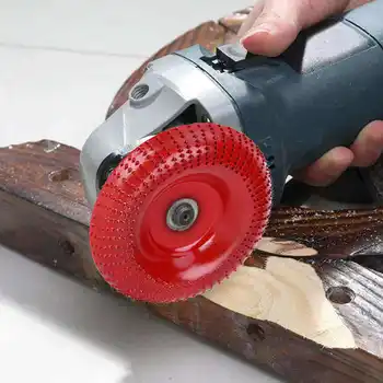 стальной шлифовальный круг 105 мм, красный шлифовальный дуговой диск, Шлифовальный круг для угловой шлифовальной машины, деревообрабатывающий вращающийся инструмент