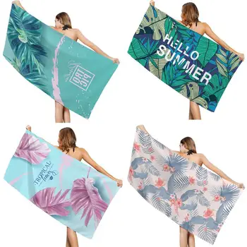 Пляжные полотенца большого размера, Быстросохнущее Пляжное полотенце без песка, 80x160 см, Пескостойкие одеяла для женщин, мужчин, девочек, Быстросохнущее Супер