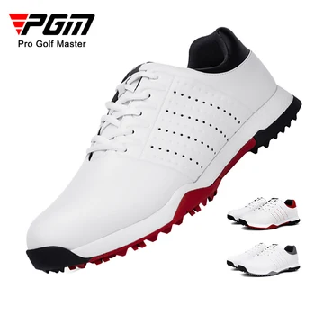 Обувь для гольфа PGM, Мужские промышленные кроссовки для гольфа с заклепками, Водонепроницаемые мужские повседневные кроссовки для гольфа, Мужская обувь для гольфа