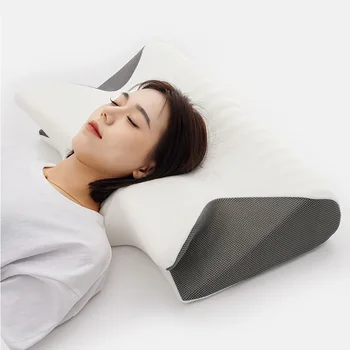 Ортопедические подушки для шейки матки из пены с эффектом памяти, эргономичные подушки для сна, домашние постельные принадлежности, облегчающие давление, мягкая подушка для защиты шеи.