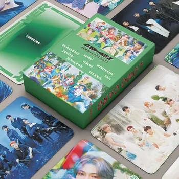 55 шт./компл. НОВАЯ Карта Kpop ATEEZ LOMO Card HD Высокого Качества С Двусторонней Печатью Фотокарточки HONGJOONG YUNHO SAN MINGI Fan Collection Gift