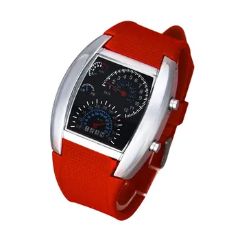 2023 New Fashion Aviation  Dial Flash Led Watch Gift Mens Lady Sports Car Meter Relogios Feminino часы женские наручные 여성용스마트워치