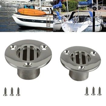 Водосток для пола лодки из нержавеющей стали, пригодный для водостока на палубе яхты, каяка или для слива в ванную комнату, труба 22 мм / 25 мм