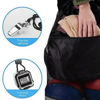 Сумка для хранения на шнурке Вместительная сумка для спортивных мячей Сумка для спортивных мячей Регулируемый ремень Сетка для хранения баскетбола волейбола футбола