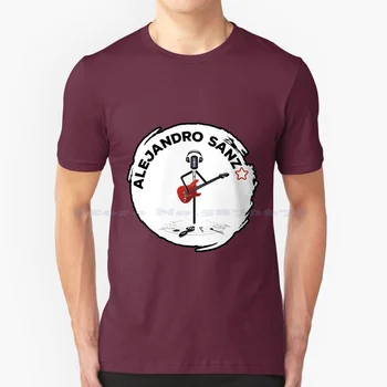 Футболка Alejandro Sanz из 100% хлопка, футболка 2022 Alejandro Sanz 2023, Концертный тур, обложка с логотипом альбома American World Concert 2024
