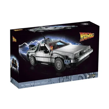 Совместимые 10300 Назад в будущее Машина Времени DeLorean DMC-12 Строительные Блоки Строительный Автомобиль Кирпичи Игрушки Для подарков