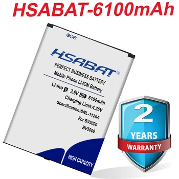 100% Новейший аккумулятор HSABAT Top Brand емкостью 6100 мАч BV5000 для Blackview BV5000 Battery