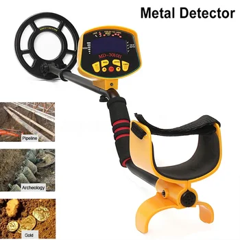 Уличный умный подземный металлоискатель Gold Digger Treasure Hunter Tracker MD 3010II с ЖК-дисплеем, безопасный металлоискатель