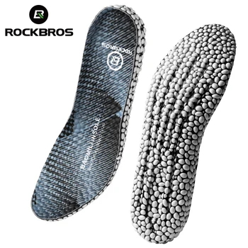 Официальные стельки Rockbros из пены с эффектом памяти, Дышащая подушка, стельки для бега, спортивная поддерживающая вставка для ног, мужская ортопедическая обувь