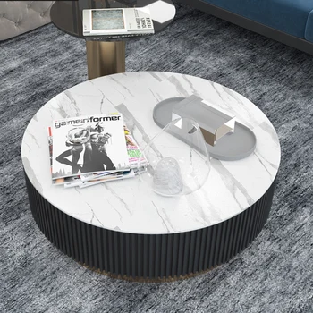 журнальный столик deDesksign для гостиной современный уникальный металлический журнальный столик aedeskstetic Минималистичный круглый стол neuble мебель для дома