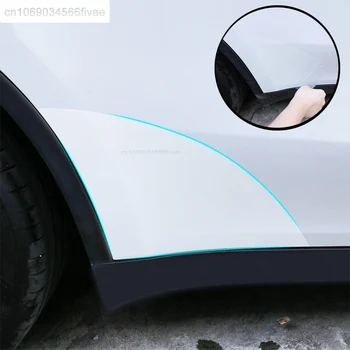 Для Tesla Model3 / Y 2017-2022 Защитная пленка для передней и задней дверей, невидимая автомобильная одежда, украшение пленкой из ТПУ, Специальные аксессуары