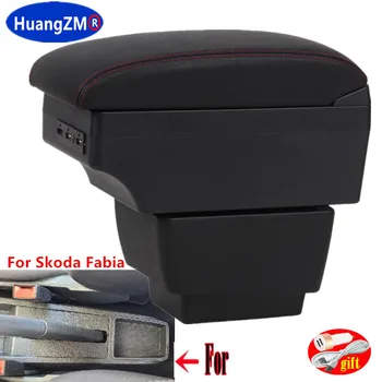 Для Skoda Fabia 3 Подлокотник для Skoda Fabia III Комбинированный Автомобильный подлокотник коробка для хранения запчастей коробка для хранения автомобильных аксессуаров 2015-2020