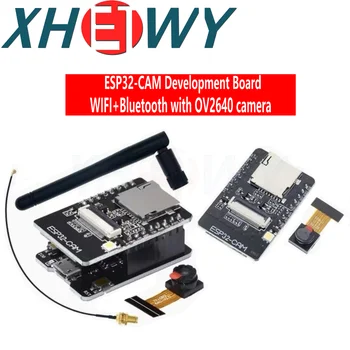 1ШТ ESP32-CAM плата разработки WiFi + Bluetooth модуль ESP32 последовательный порт с OV2640 модулем камеры CH340C микроинтерфейс