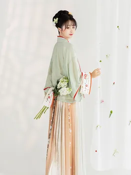 Китайская династия Тан розовая ретро-одежда Hanfu юбка Принцесса Одежда для народных танцев платье 1 заказ = 1 комплект