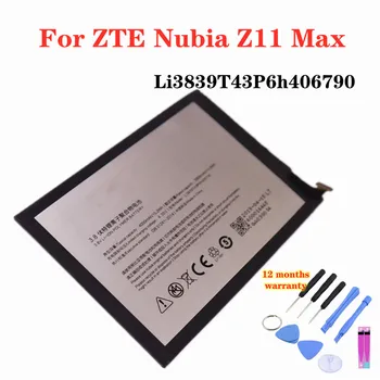 Высококачественный Аккумулятор Li3839T43P6h406790 Для ZTE Nubia Z11 Max Z11Max NX523 NX523J 4000 мАч Аккумулятор Мобильного Телефона + Инструменты