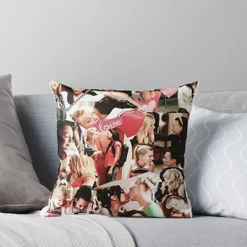 Подушка-коллаж Glee - Brittana, Рождественская Наволочка, Эластичный чехол для диванных подушек, Наволочка для декора дома