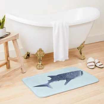 Коврик для ванной с китовой акулой, входная дверь, банные принадлежности, ковер для душа, нескользящий коврик для ванной комнаты