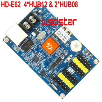 Порт Ethernet и USB HUIDU HD2020 HD-E62 1024*64 4* Плата управления одно- и двухцветными светодиодами HUB12 2 * HUB08