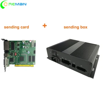 карточка для отправки + коробка для отправки linsn TS801d TS802D видеорегистратор со светодиодным экраном