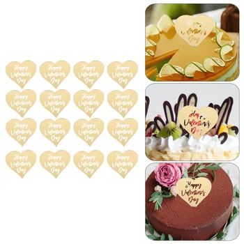 25шт Выбор Торта на День Святого Валентина Декоры Для Торта В Форме Сердца Декоры Для Торта Вставки для Торта