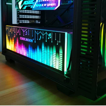 COOLMOON Power Warehouse Light Board RGB, Меняющая Цвет Светодиодной Ленты, Используется Для Крепления Изображения к Корпусу Компьютерной Игры DIY