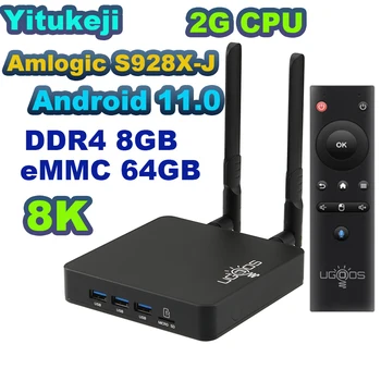 UGOOS AM8 PRO Android 11 TV Box Amlogic S928X 8 ГБ LPDDR4 64 ГБ ROM 1000 м BT5.3 2,4 Г 5 Г 6 Г Wifi6