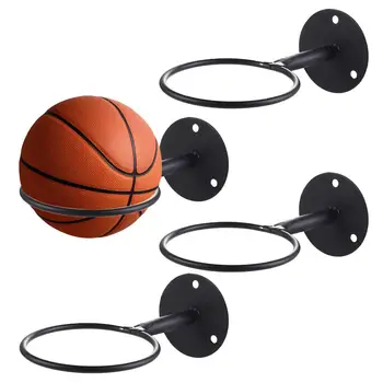 Подставка для мяча Держатель для мяча Баскетбольный Стеллаж для хранения мяча Подставка для показа футбола Полка для показа баскетбола Держатель для дисплея