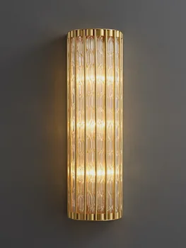 винтажный стеклянный настенный светильник с оленьими рогами, настенное бра, милая лампа в стиле деко, светодиодные настенные светильники для чтения, антикварный деревянный шкив