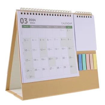 Настольный календарь в современном стиле Минималистичный Настольный Бумажный Календарь Ежедневное Использование Стационарного Бумажного Офисного Ежемесячного Планировщика Настольный Календарь
