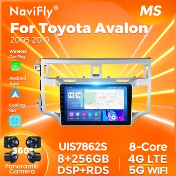 4G-LTE DSP 8 + 256G 2din Автомагнитола Android Для Toyota Avalon 3 2005-2010 Беспроводные Автомобильные Интеллектуальные Системы Carplay BT Multimídia