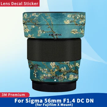 Для Sigma 56mm F1.4 DC DN для объектива Fujifilm X Mount Защитная пленка для защиты от царапин Защитная пленка для тела Наклейка 56/1.4 f/1.4