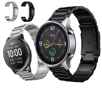 Ремешок для часов Xiaomi Haylou Solar LS05/Xiaomi watch color 22 ММ для HuaMi Amazfit Pace Stratos3 2 2S 1 Ремешок для часов из титанового сплава