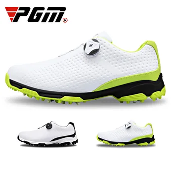 Обувь для гольфа TaoBo PGM Водонепроницаемые Кроссовки для гольфа Мужские уличные ботинки с шипами для гольфа Легкие кроссовки для ходьбы Обувь для игроков в гольф