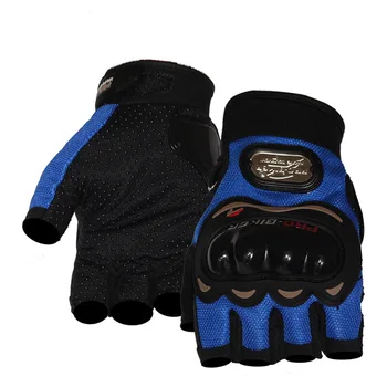 Мотоциклетные перчатки PROBIKER для гонок на полпальца, защита от спорта на открытом воздухе, езда на велосипеде, Противоскользящие